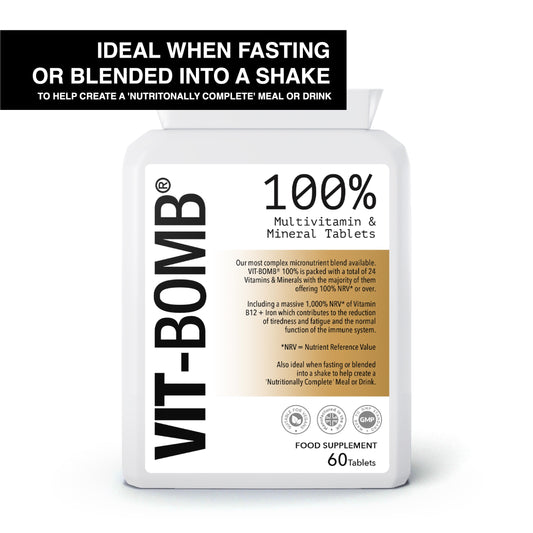 VIT-BOMB® 100% 'Complete' Multivitamin & Mineral Tablets